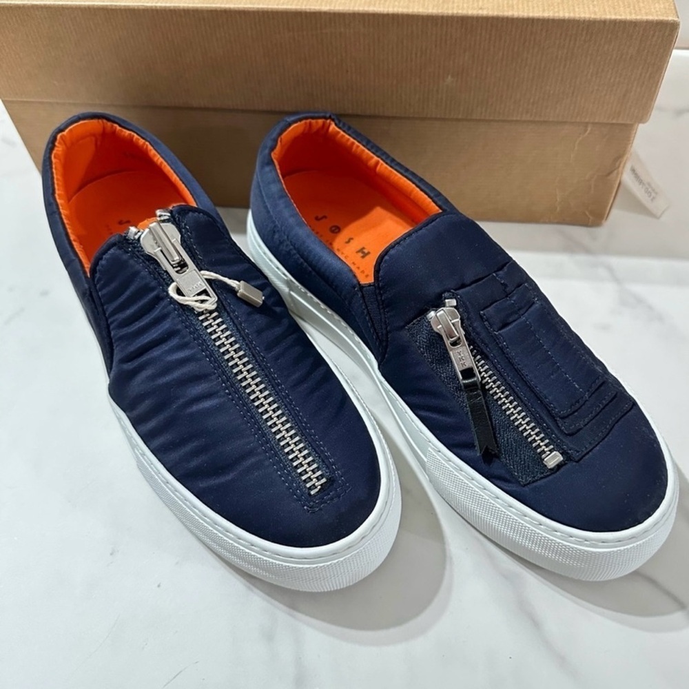 NWT Joshua Sanders Bomber Trainers Blue EU35 US5.5